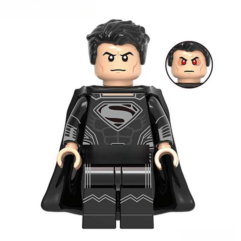 Superman Black Suit Justice League Minifigure Toy