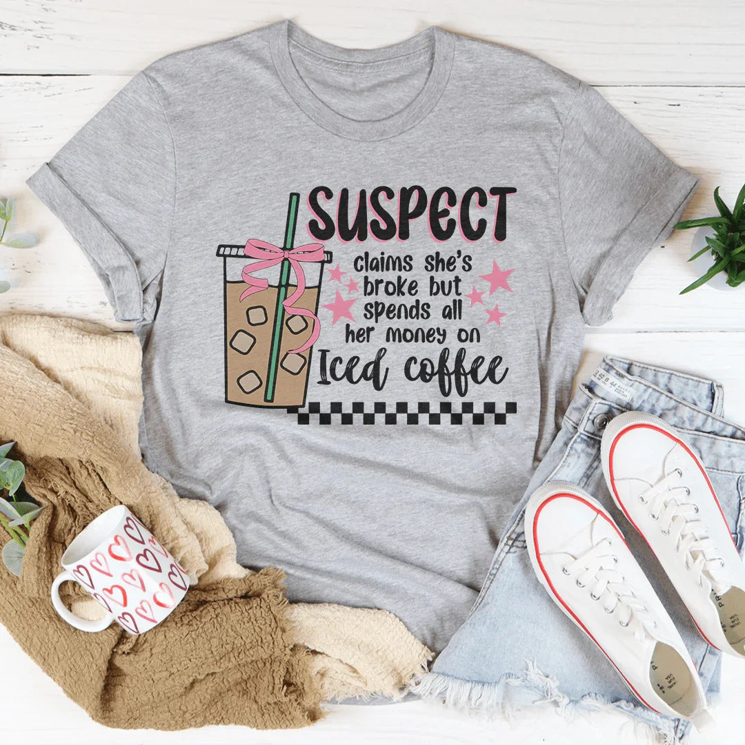 Suspect Claims She's Broke Tee