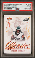 Graded 2024 Panini Instant NFL Saquon Barkley #OPOY Award Winners Football Card PSA 9 Mint