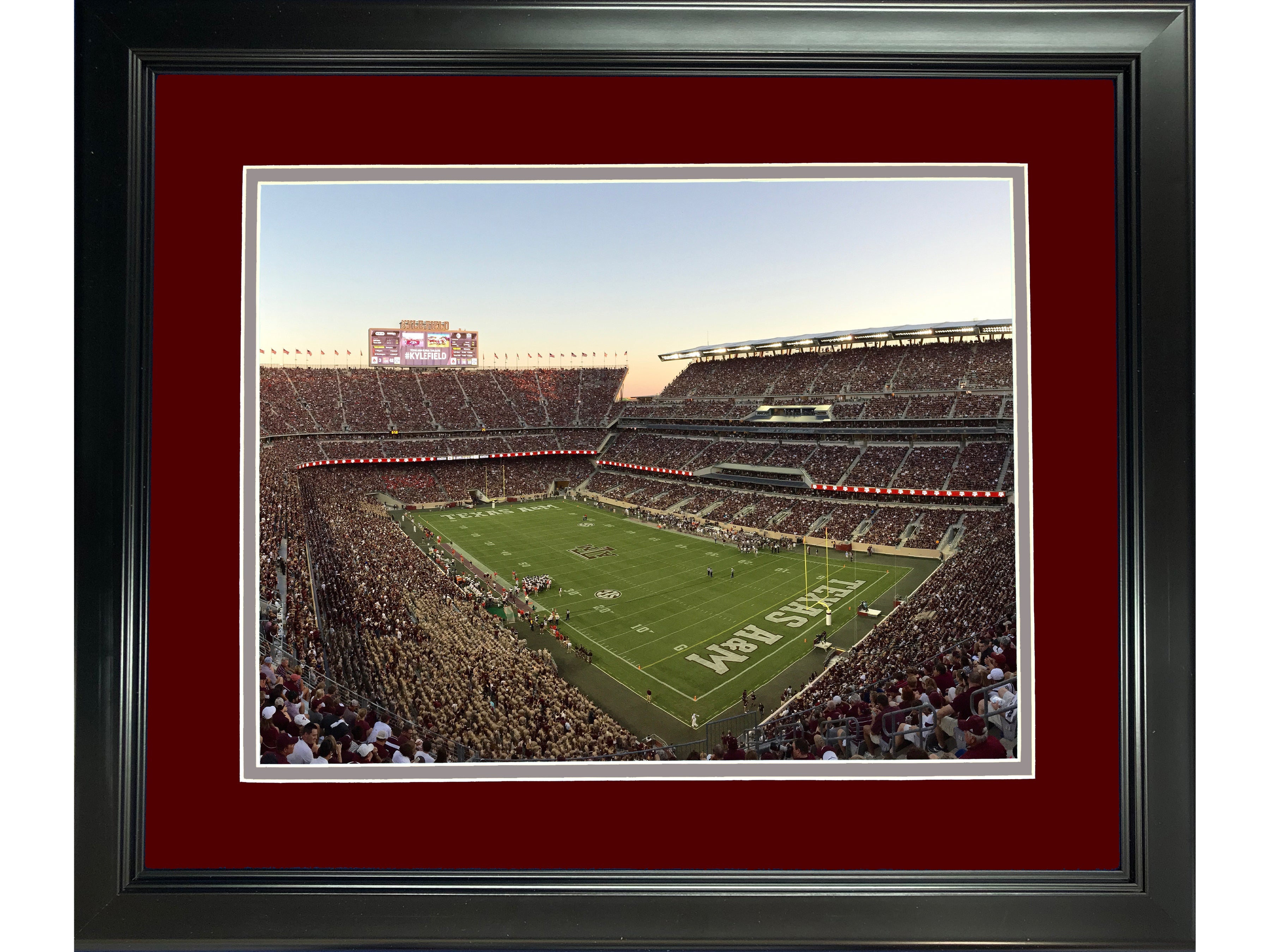 Framed Kyle Field Texas A&M Aggies 11"x14" NCAA Football Photo Professionally Matted
