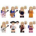 Taylor Swift Set of 8 Lego Minifigures Custom Music Toys Eras Tour Set 2
