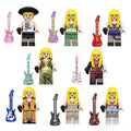 Taylor Swift Set of 8 Lego Minifigures Custom Music Toys Eras Tour Set 3
