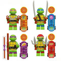 Teenage Mutant Ninja Turtles Mutant Mayhem (TMNT) Minifigures Set of 4 | Custom LEGO Figures 2