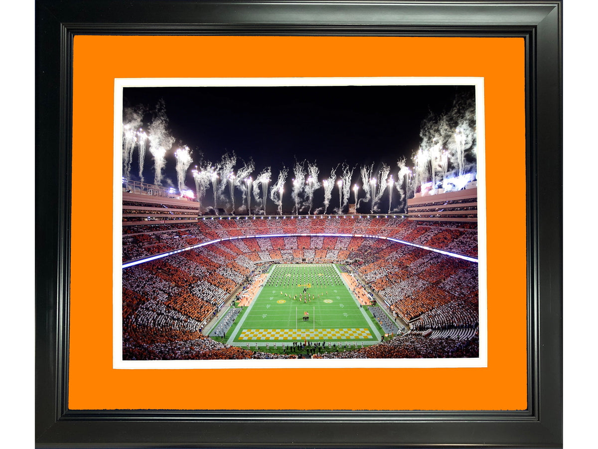 Framed Neyland Stadium Tennessee Volunteers 11"x14" NCAA Football Photo Professionally Matted