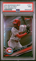 Graded 2022 Topps Bowmans Best Elly De La Cruz #TP17 Top Prospects Rookie RC Baseball Card PSA 9 Mint
