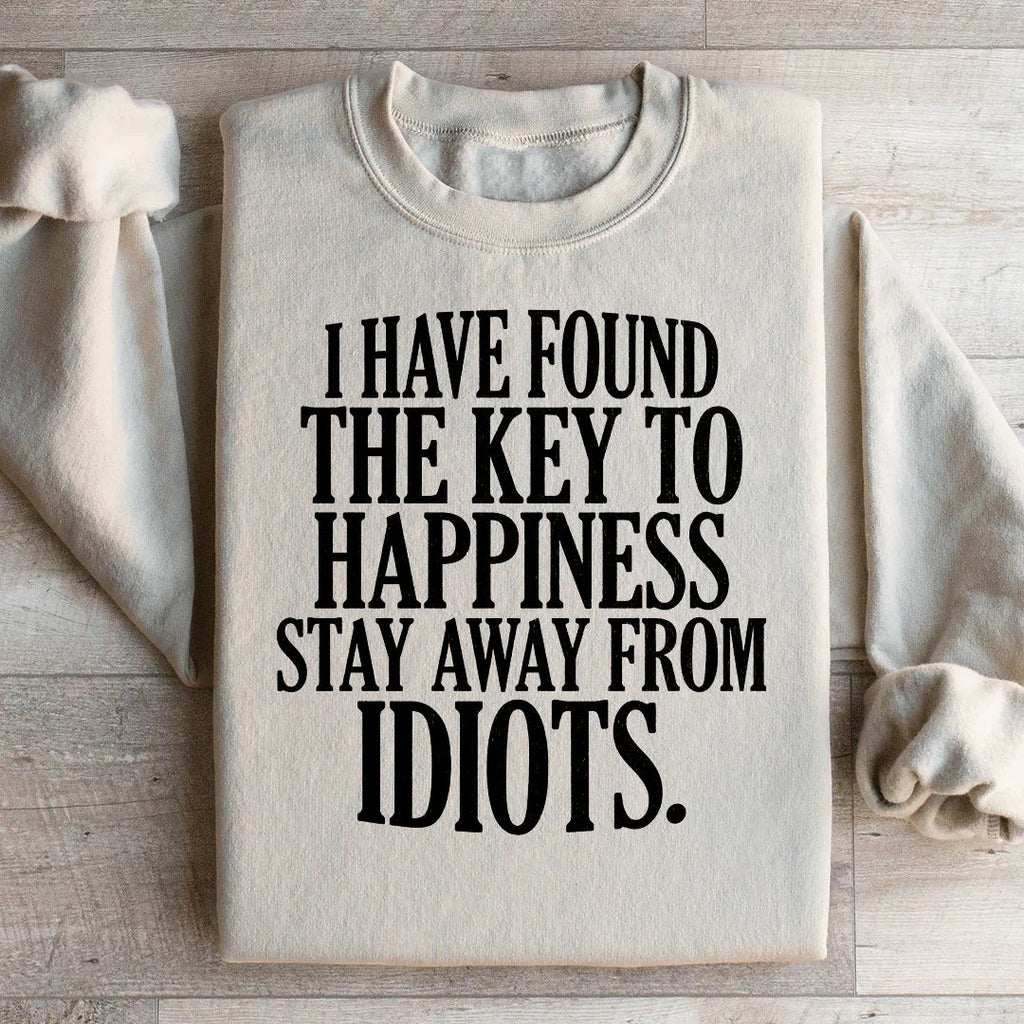 The Key To Happiness Sweatshirt