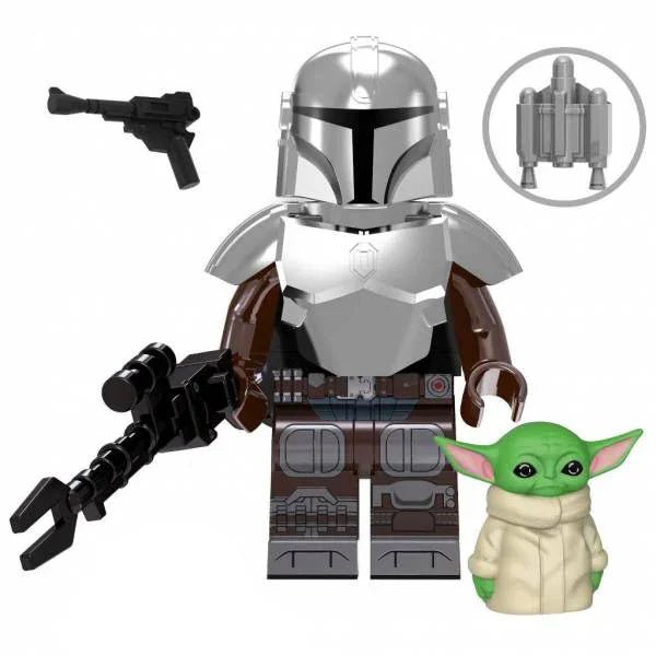 The Mandalorian Din Djarin & Grogu Star Wars Lego Compatible Minifigure