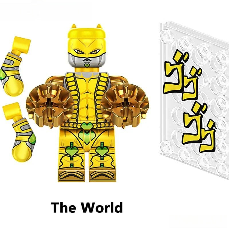 The World Jojo's Bizarre Adventure Anime Minifigure Toy