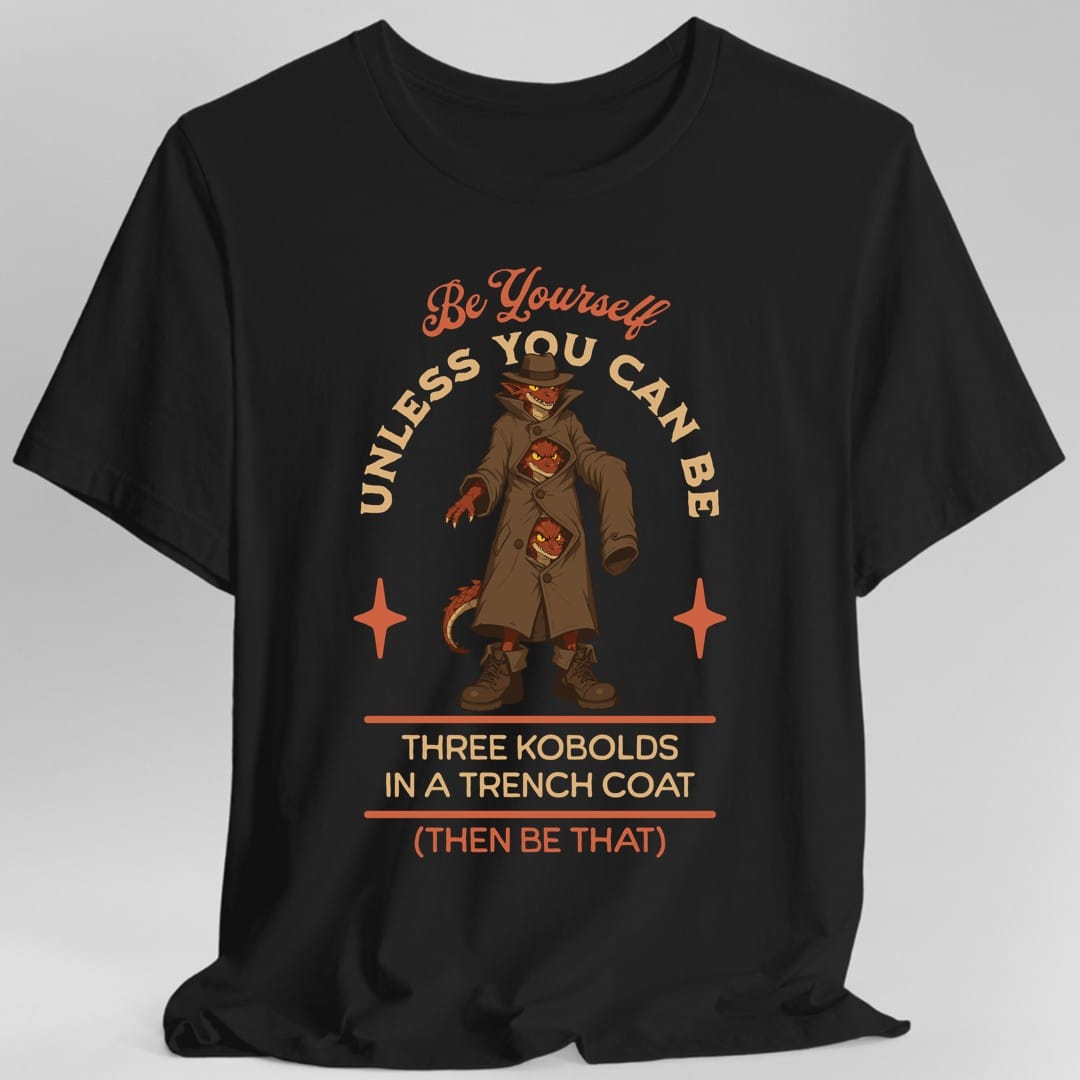 Three Kobolds in a Trench Coat T-Shirt