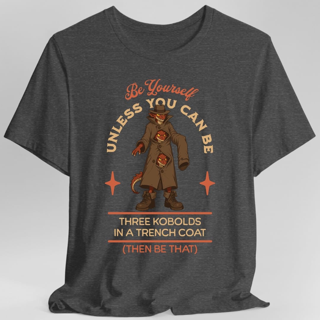 Three Kobolds in a Trench Coat T-Shirt