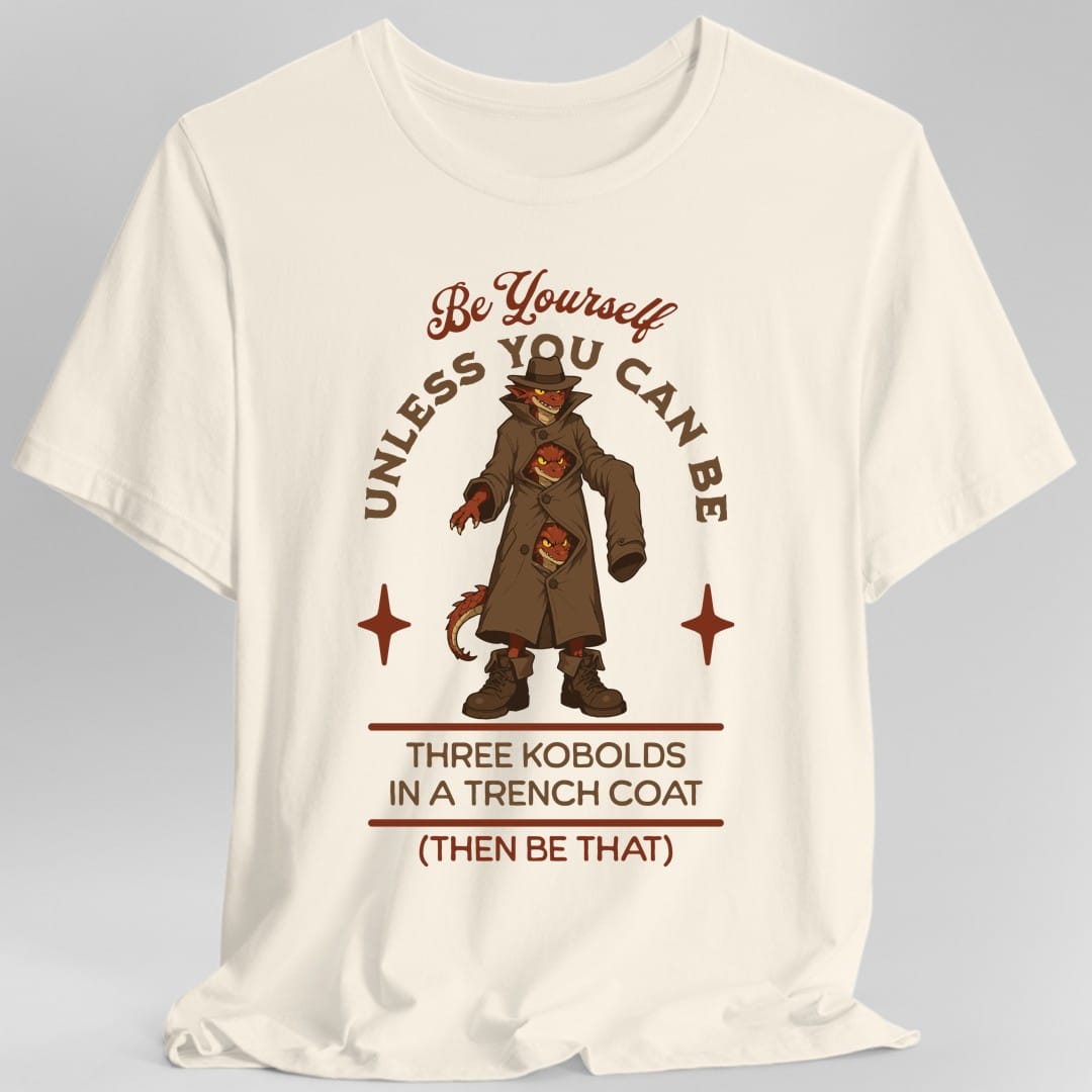 Three Kobolds in a Trench Coat T-Shirt