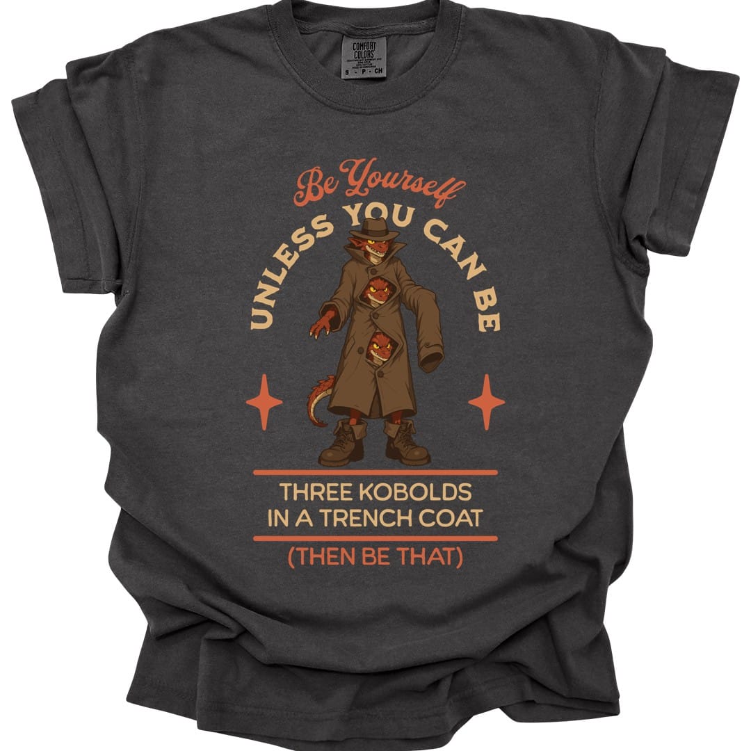 Three Kobolds in a Trench Coat T-Shirt - Comfort Colors