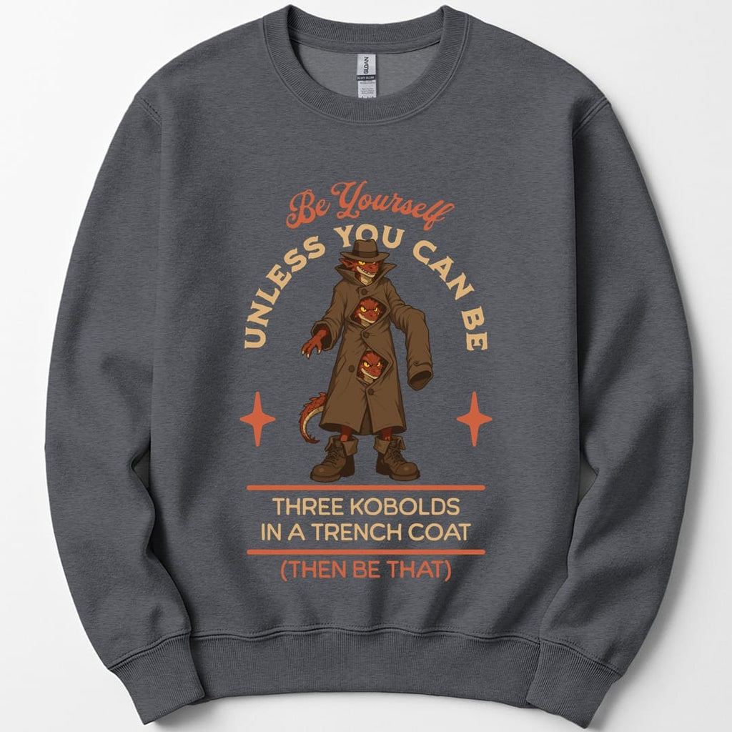 Three Kobolds in a Trench Coat Sweatshirt