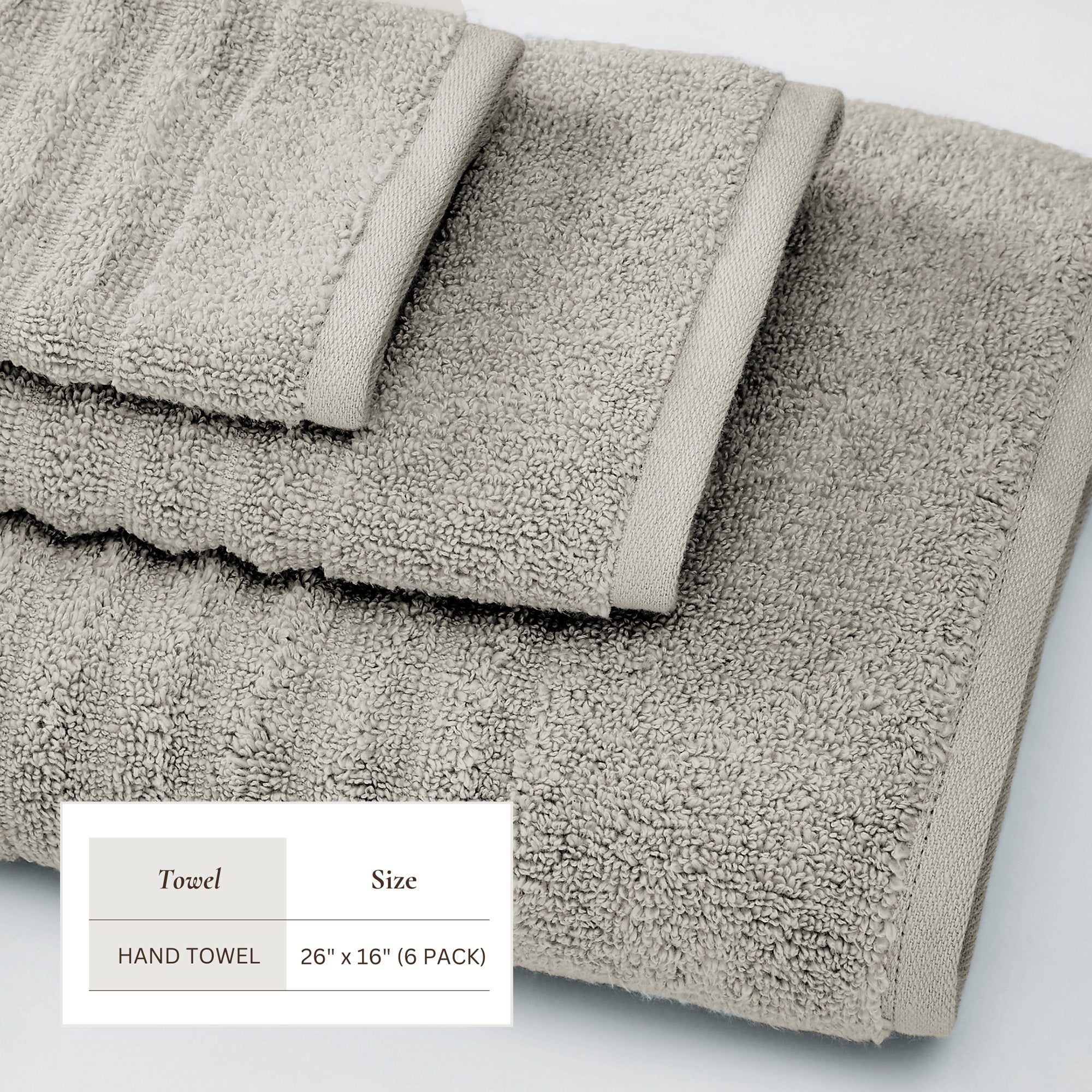 Luxury Combed Cotton Bath Towel Set - Karina Collection