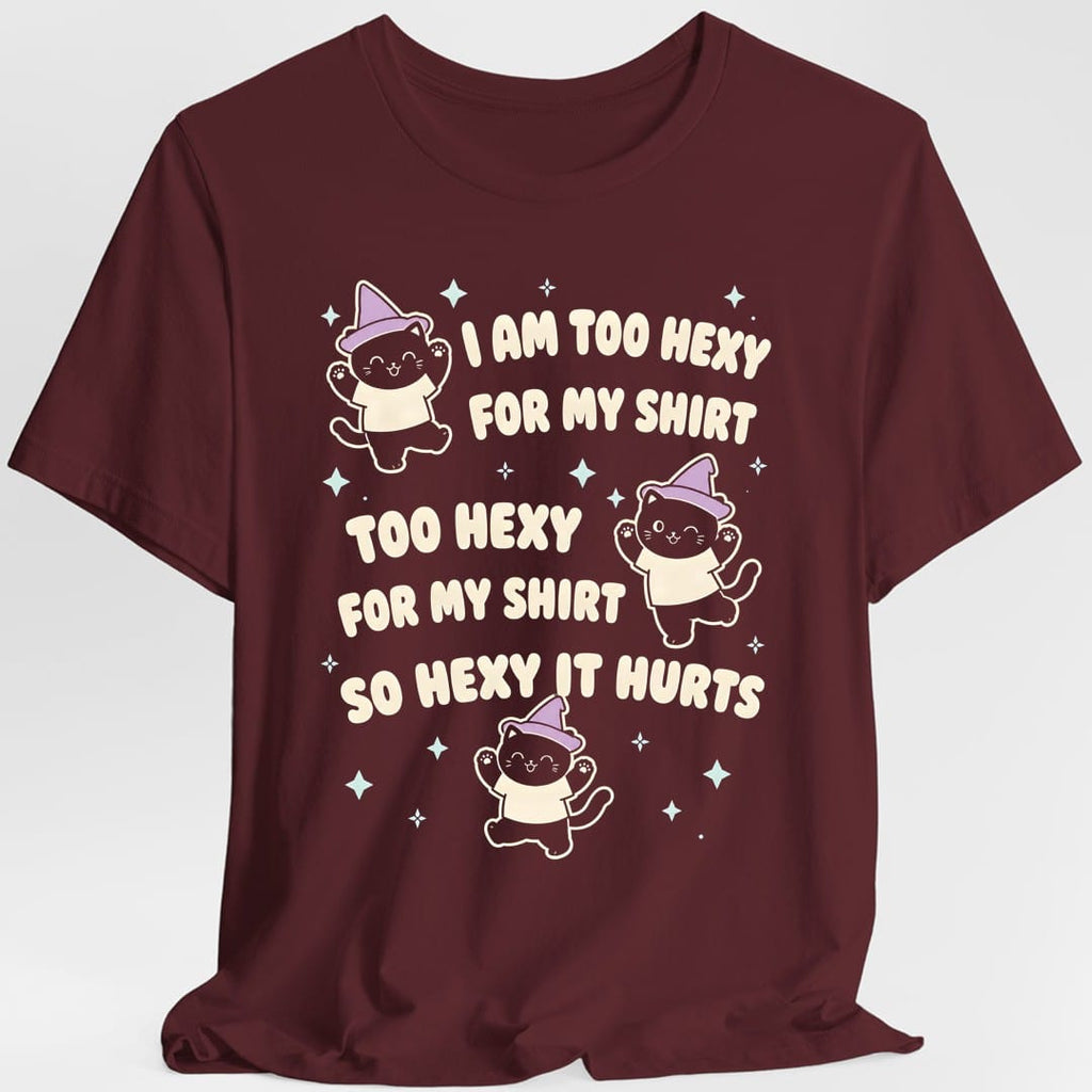 Too Hexy For My Shirt Cat T-Shirt