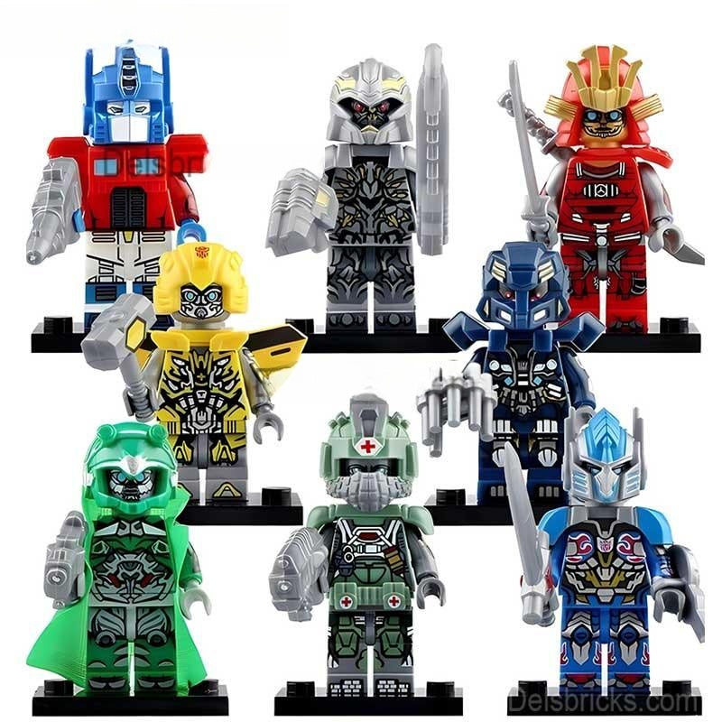 Transformers Set of 8 Minifigure Toy