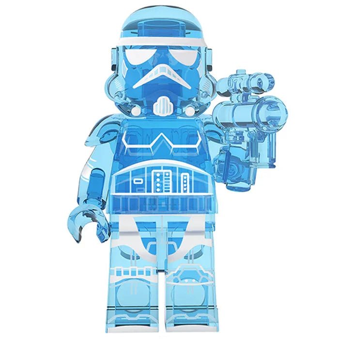 Transparent Imperial Stormtrooper Star Wars LEGO Compatible Minifigure Toy