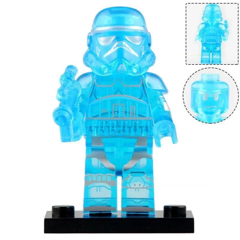Transparent Imperial Stormtrooper Star Wars LEGO Compatible Minifigure Toy