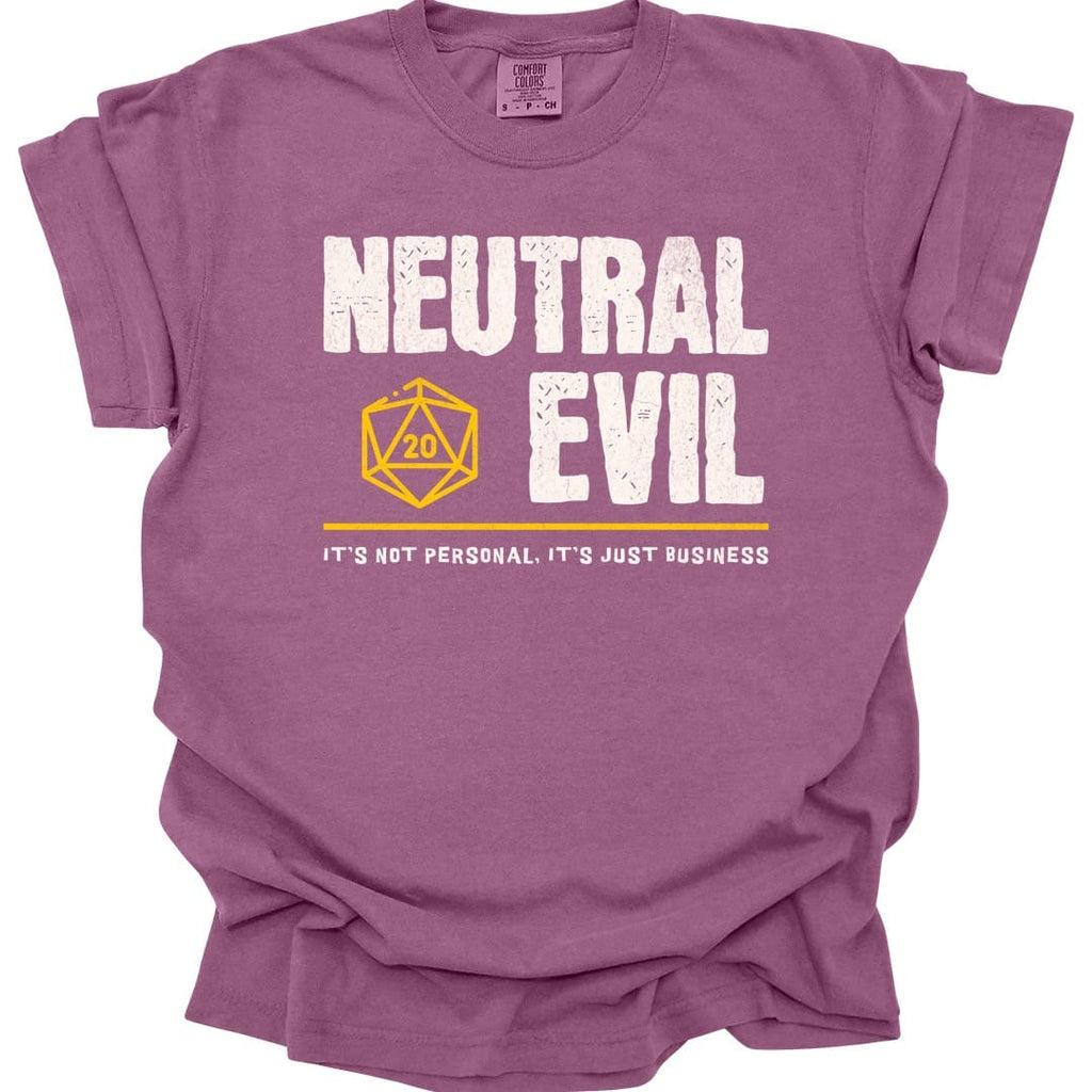Neutral Evil Shirt - D&D Alignment T-shirt - Comfort Colors