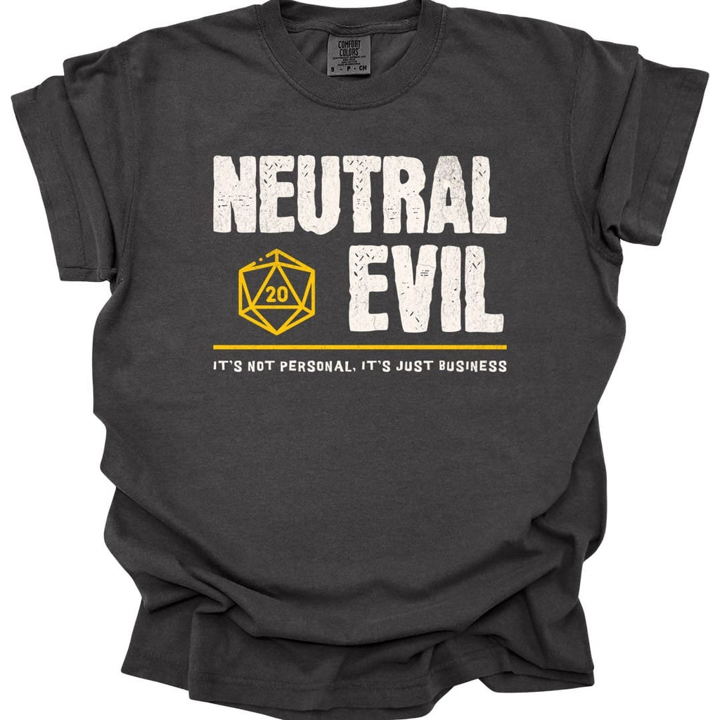 Neutral Evil Shirt - D&D Alignment T-shirt - Comfort Colors
