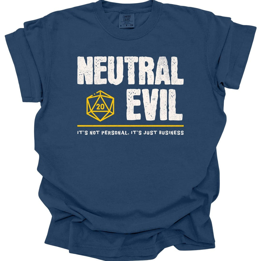 Neutral Evil Shirt - D&D Alignment T-shirt - Comfort Colors