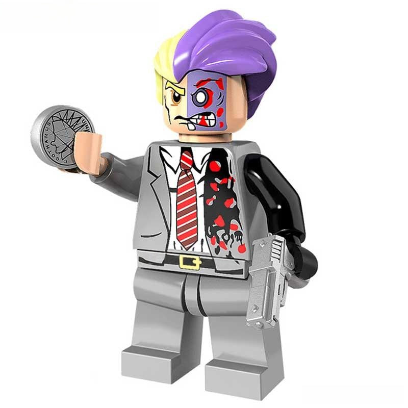 Two-Face Harvey Dent Batman The Dark Knight Minifigure Toy 1