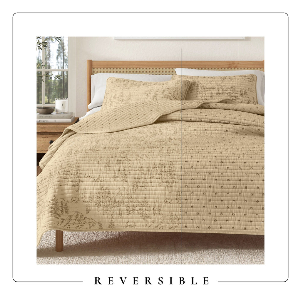 Lodge Printed Quilt - Moonlight Ridge