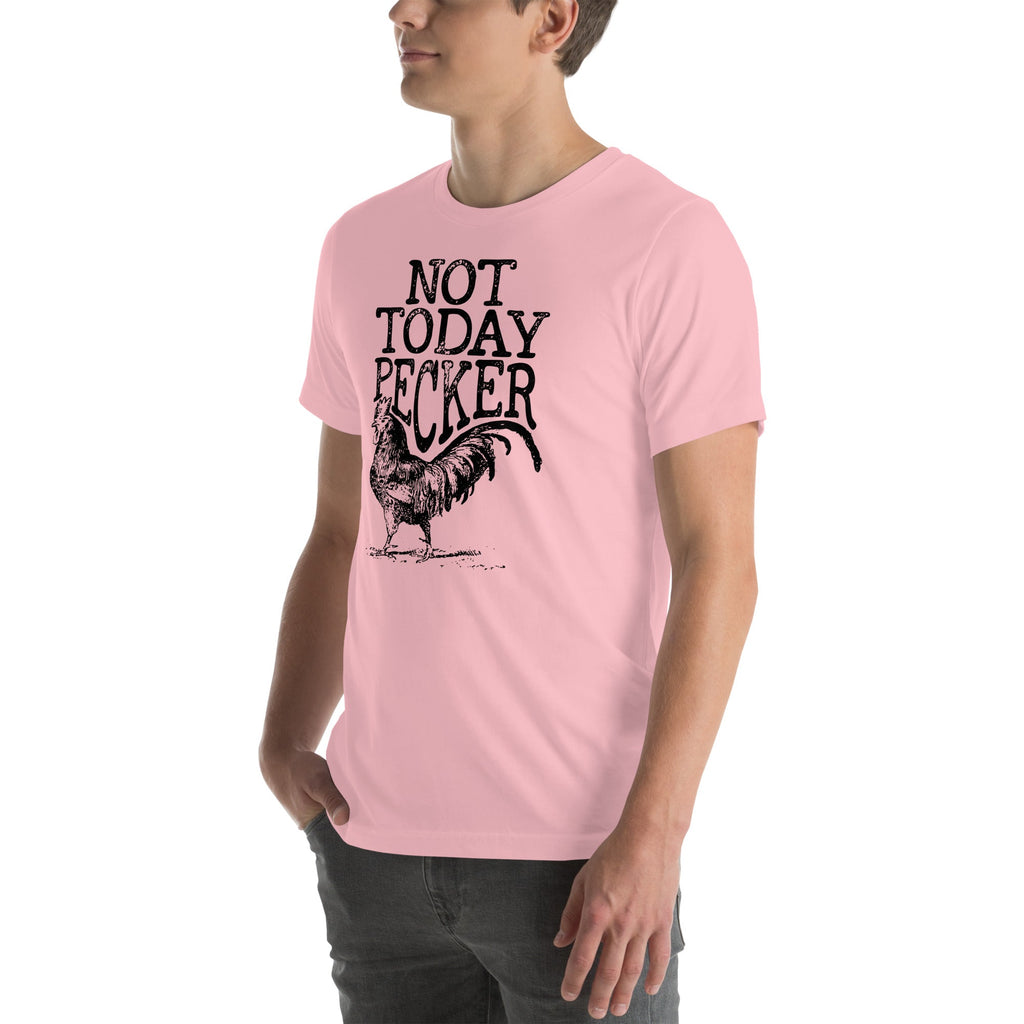 Rustic Country Humor Graphic Shirt – \"NOT TODAY PECKER\"