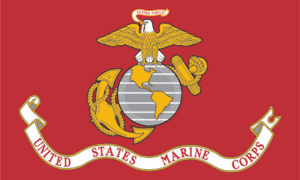 Marine Corps Flag 4x6ft Nylon By Valley Forge.