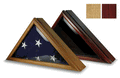 Commanders Flag Display Case For 3ft X 5ft Flag - Engraved Plate