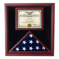 Flag and Document Display Case.