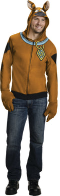 Scooby Doo Hoodie With Attached Gloves Adult X-Large Rubie's Costume