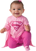 DC Comics Pink Baby Girl Supergirl Superhero Costume Romper