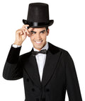 Steampunk Black Bell Topper Hat