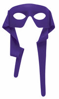 Large Tie On Purple Mask Venetian Mardi Gras Ninja Turtle Donatello