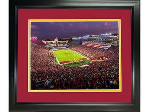 Framed Los Angeles Memorial Coliseum USC Trojans 11"x14" NCAA Football Photo Professionally Matted