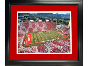 Framed Rice-Eccles Stadium Utah Utes 11"x14" NCAA Football Photo Professionally Matted