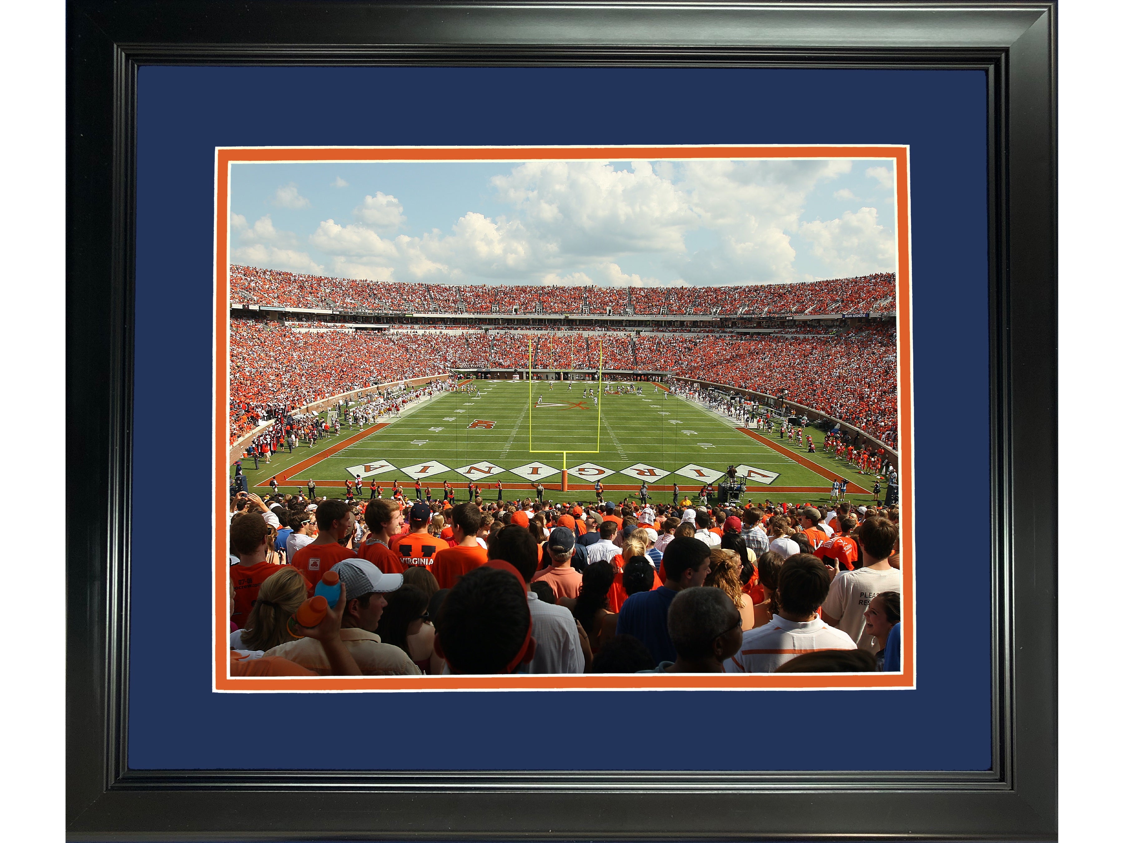 Framed Scott Stadium Virginia Cavaliers 11"x14" NCAA Football Photo Professionally Matted