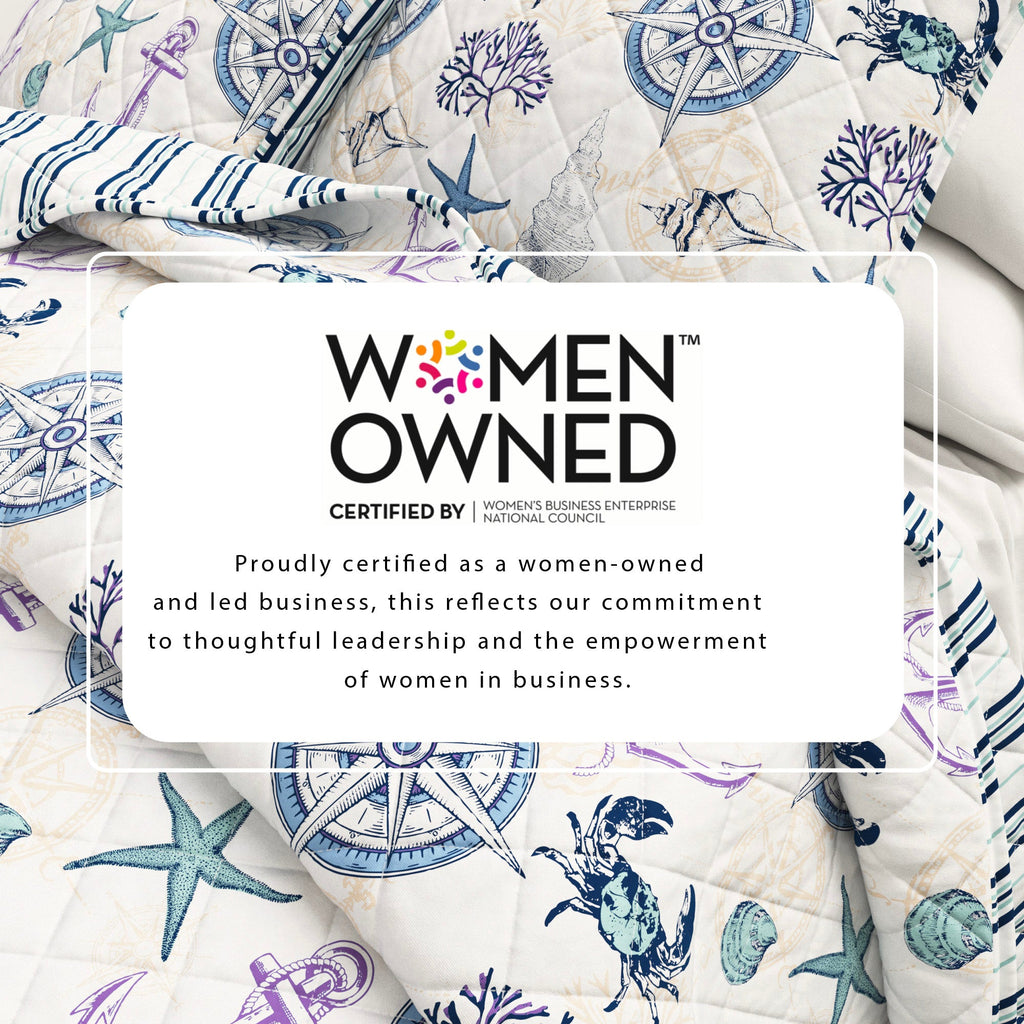 Azure Collection Coastal Quilt Set