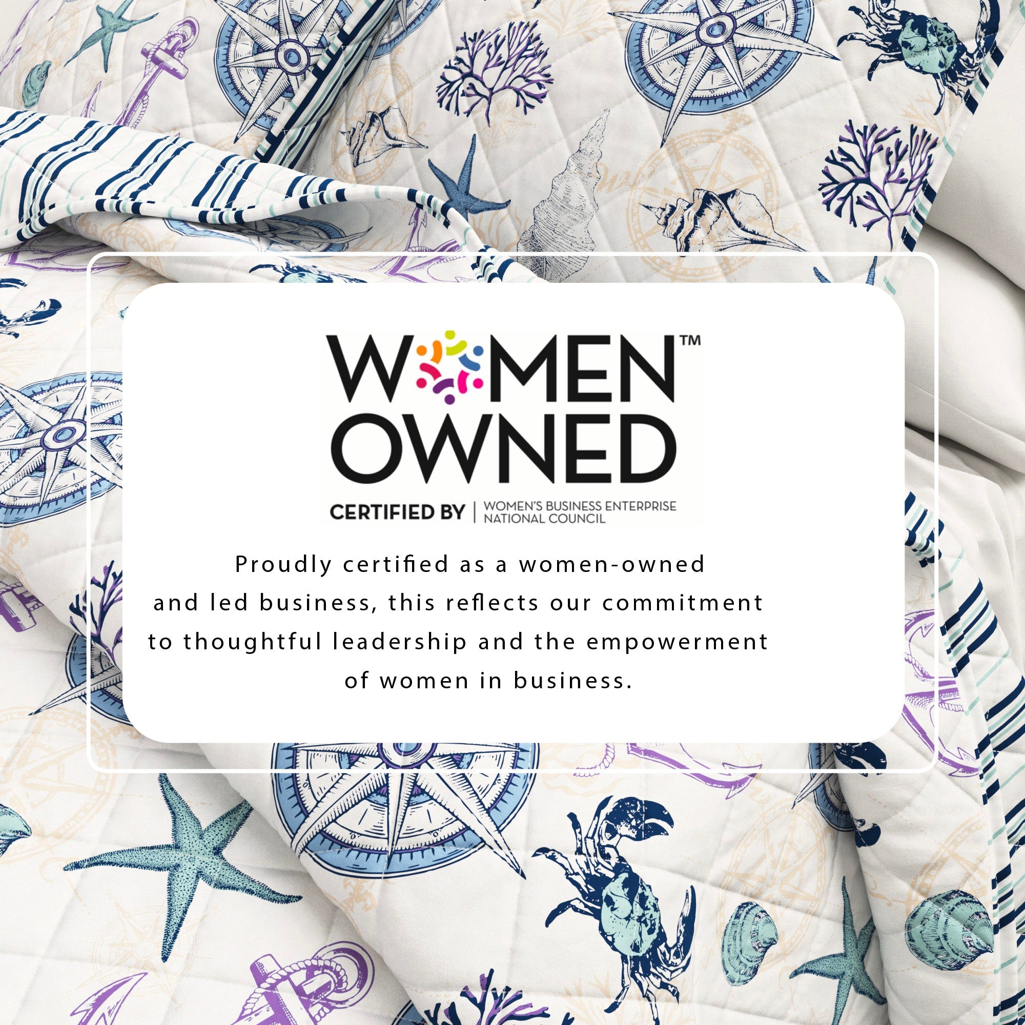 Azure Collection Coastal Quilt Set
