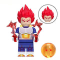 Vegeta Red Hair Dragon Ball Z Super Lego Minifigures Best Custom Anime Toys 3