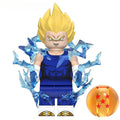 Vegeta Yellow Hair Dragon Ball Z Super Lego Minifigures Best Custom Anime Toys 8