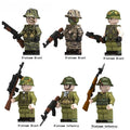 Vietnam War American Soldiers set of 6 Minifigure Toy