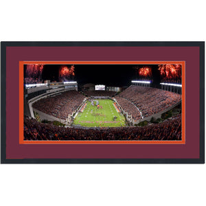 Framed Lane Stadium Virginia Tech Hokies 16x24 NCAA Football Photo Professionally Matted