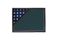 Shadow box for 3x5 flag, Walnut finish