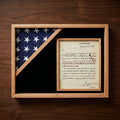 Shadow box for American flag, Fit for 3x5 flag
