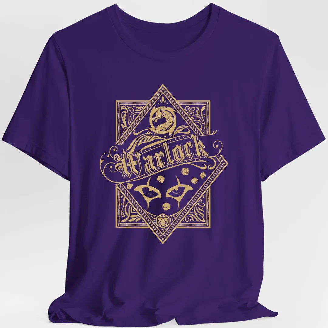 Warlock D&D Class Emblem T-shirt
