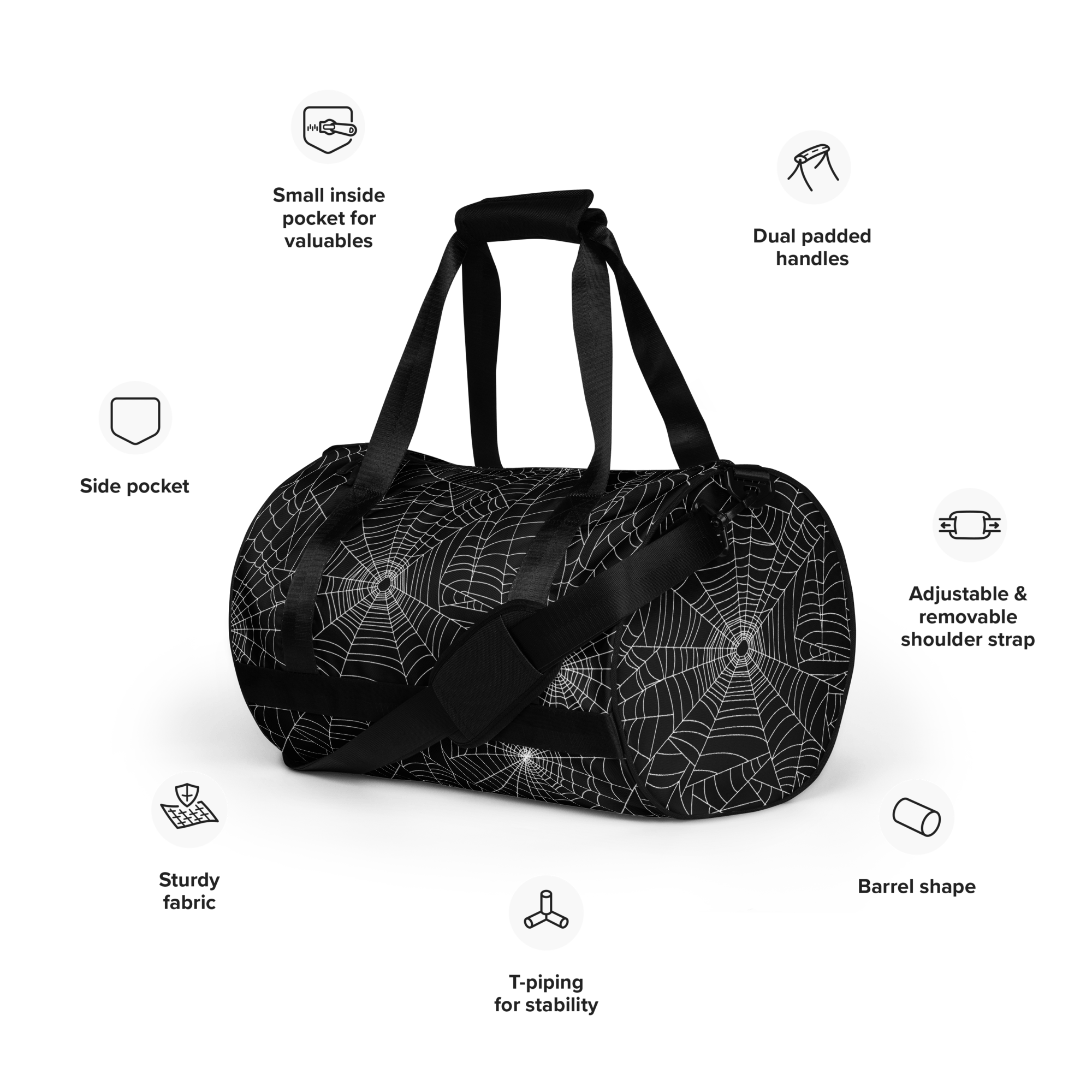 Web Weaver Duffle Bag