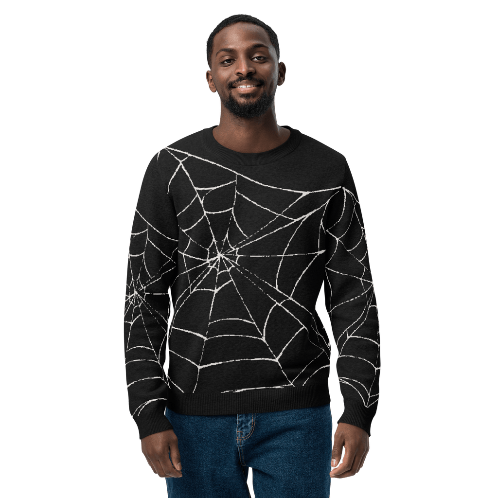 Web Weaver Knit Crew Neck Sweater