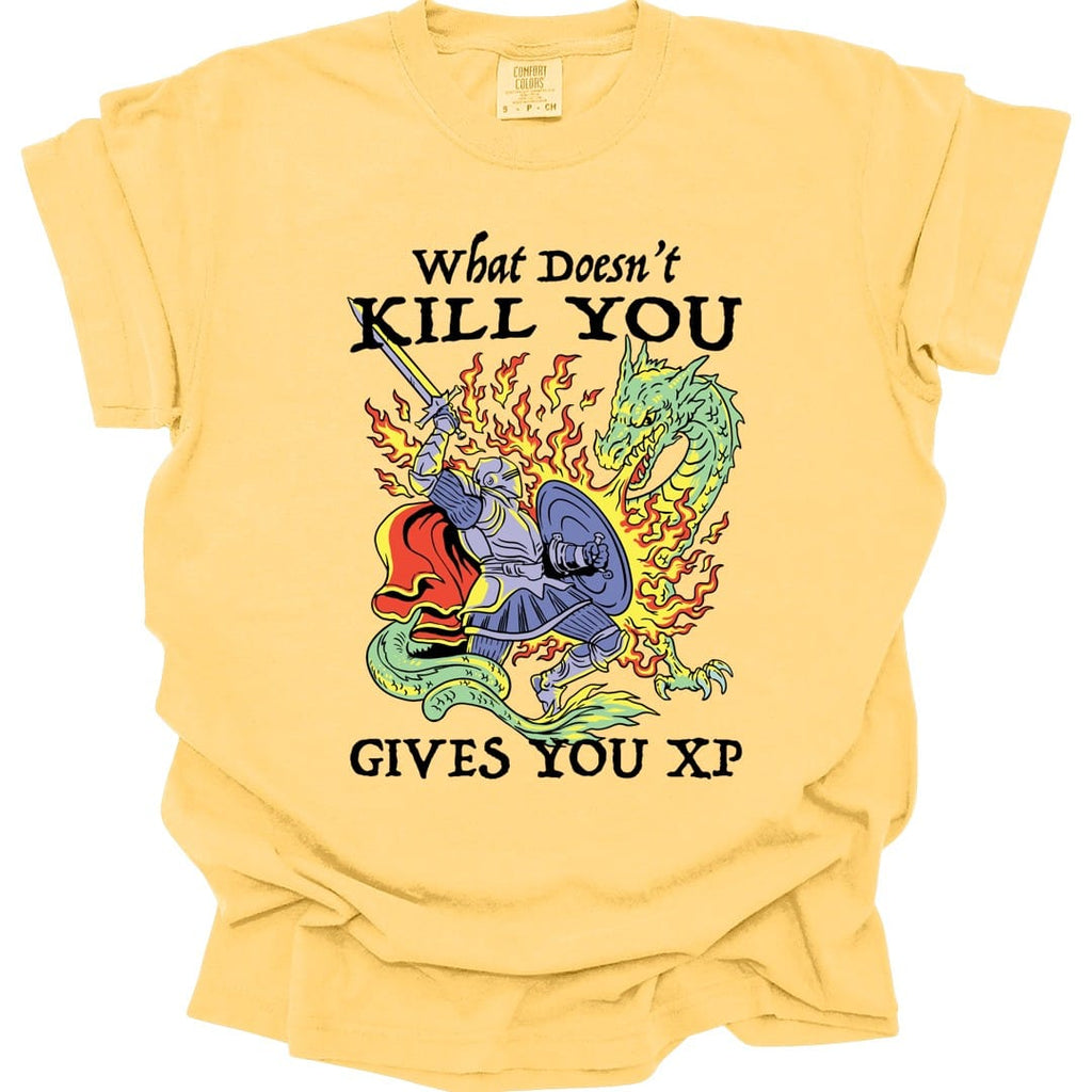 What Doesn't Kill You Gives You XP T-Shirt - Comfort Colors